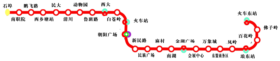 南寧地鐵1號線運(yùn)營時(shí)間，南寧地鐵1號線運(yùn)行時(shí)間表